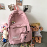 Women Backpack for Teenage Girls 2021 Summer New Fashion Female Casual School Students Shoulder Bags Sweet Travel Backpacks