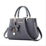 PU Leather Handbag For Women Girl Fashion Tassel Messenger Bags With Ball Bolsa Female Shoulder Bags Ladies Party Crossby Bag