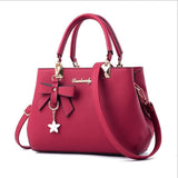 PU Leather Handbag For Women Girl Fashion Tassel Messenger Bags With Ball Bolsa Female Shoulder Bags Ladies Party Crossby Bag