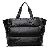 Kylethomasw  winter Large Capacity Shoulder Bag for Women Waterproof Nylon Bags Space Padded Cotton Feather Down Large Tote Female Handbags
