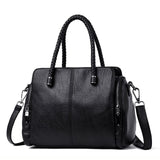 Kylethomasw  Weav Hand Genuine Leather Luxury Handbags Women Bags Designer Handbags High Quality ladies Large Crossbody Hand Bags For Women