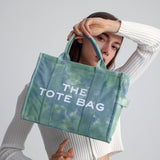 Luxury Brand Designer Handbag for Women Canvas Shopper Bag Female Tote Hand Bags Long Strap Purse Summer Work New Fashion 2021