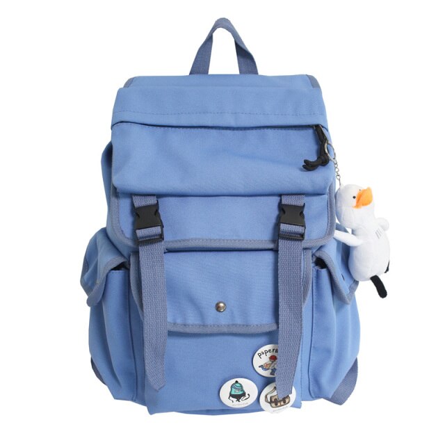 Tiptoegirls Insert Buckle String Barrel-shaped Backpack Best Quality Big Rucksack for School Fall New Design Travel Backpack Bag